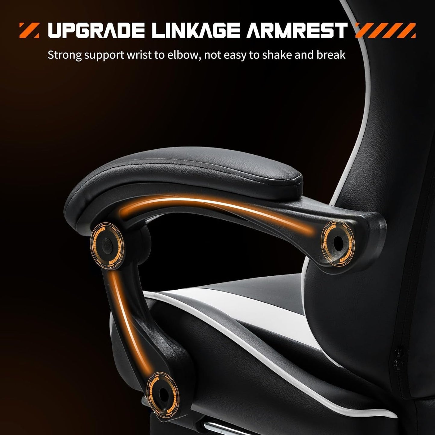 Pro Gaming & Office Chair – Footrest, Support & Style Combined
